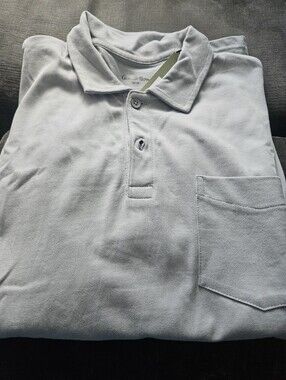 Goodfellow & Co Light Gray Polo with Chest Pocket